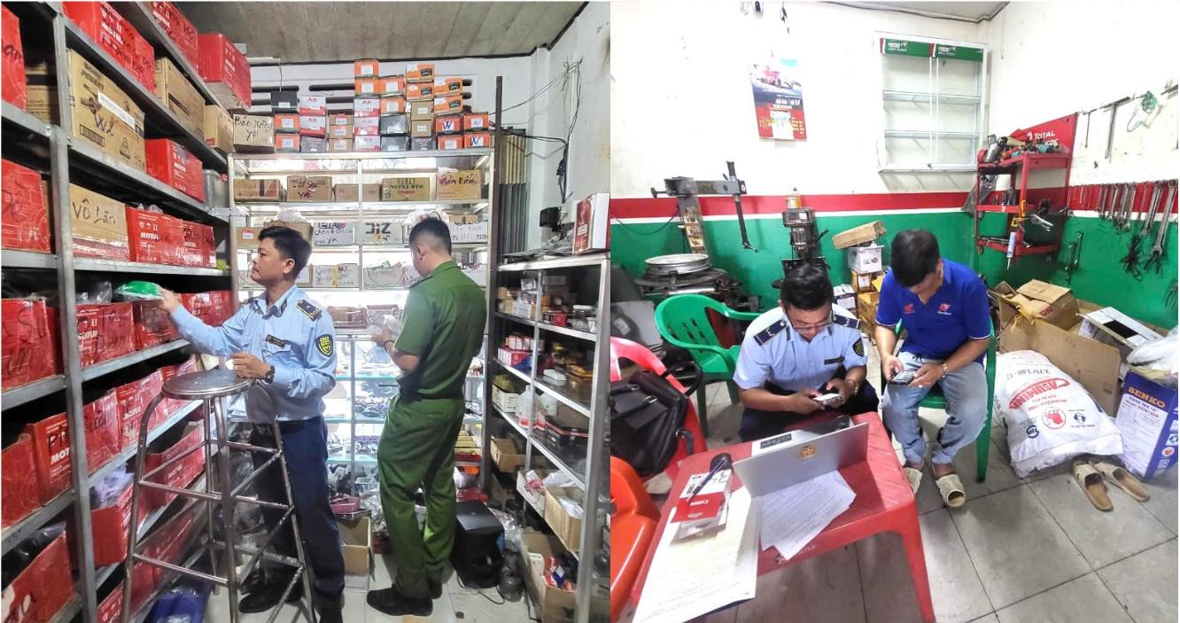 Kiên Giang xử phạt 4 hộ kinh doanh phụ tùng xe máy giả mạo nhãn hiệu