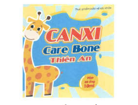 Nhãn hiệu “CANXI care Bone Thiên An, hình” được Cục Sở hữu trí tuệ cấp giấy chứng nhận đăng ký nhãn hiệ