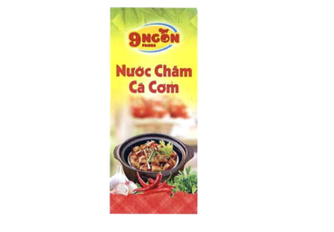 Nhãn hiệu “9 ngon Foods Nước chấm cá cơm, hình” được Cục SHTT cấp giấy chứng nhận đăng ký nhãn hiệu